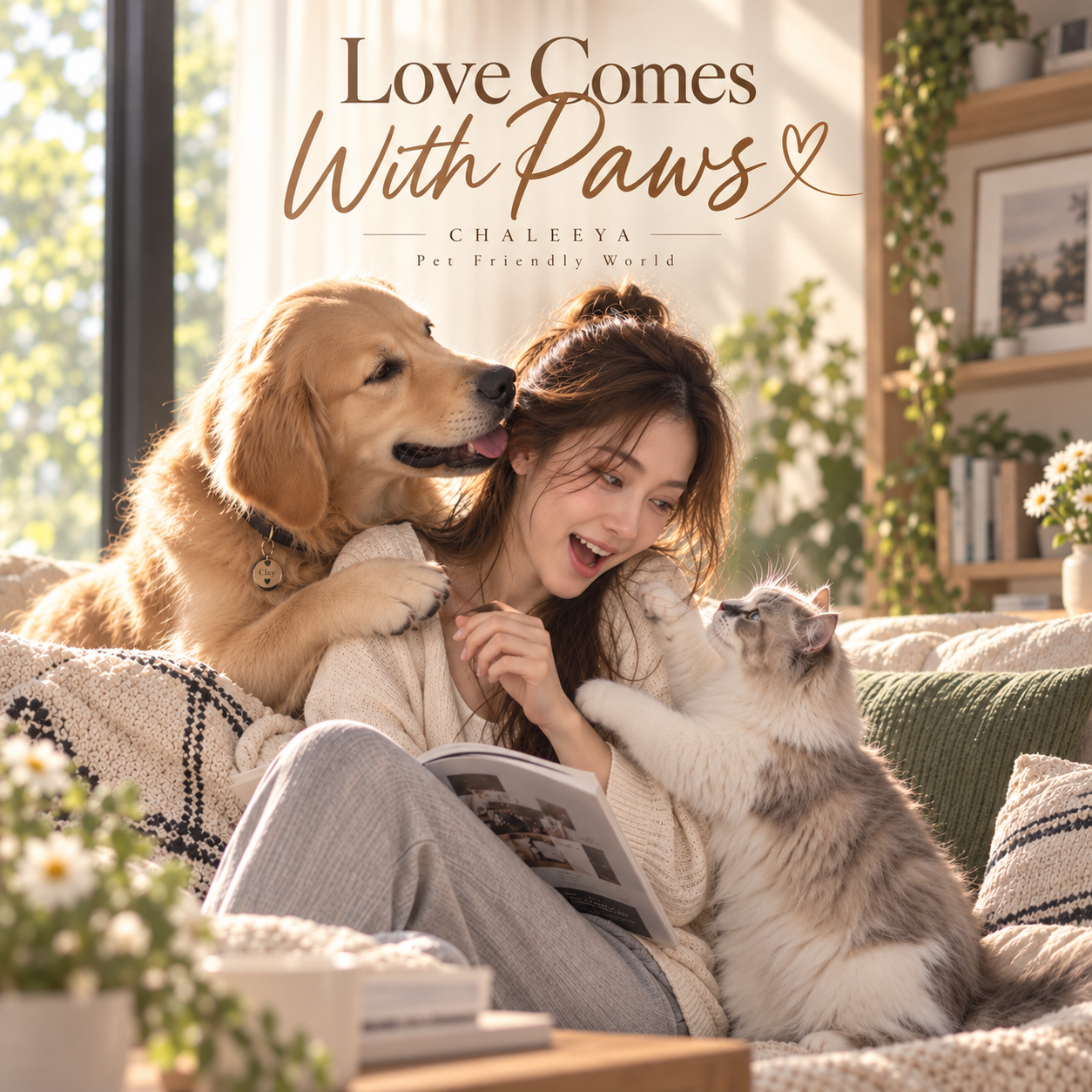 Love Comes With Paws album cover